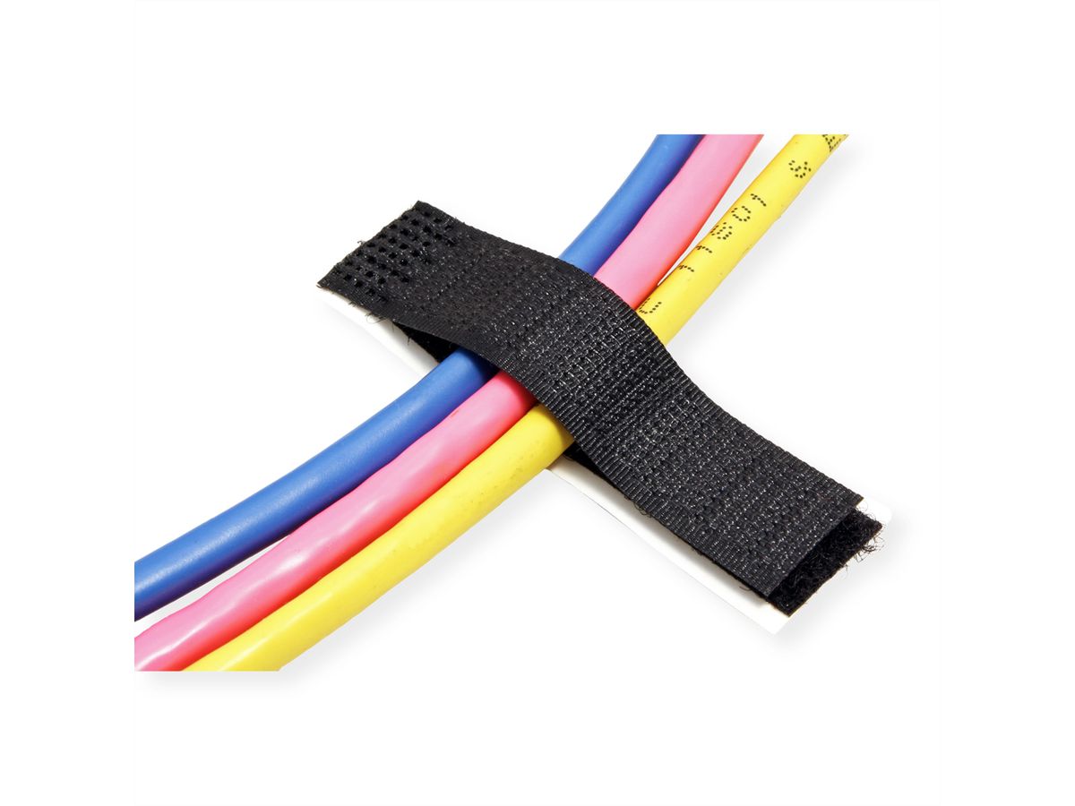 VELCRO® ONE-WRAP® Organisateur de câbles noir, simple, 16 x 70 mm