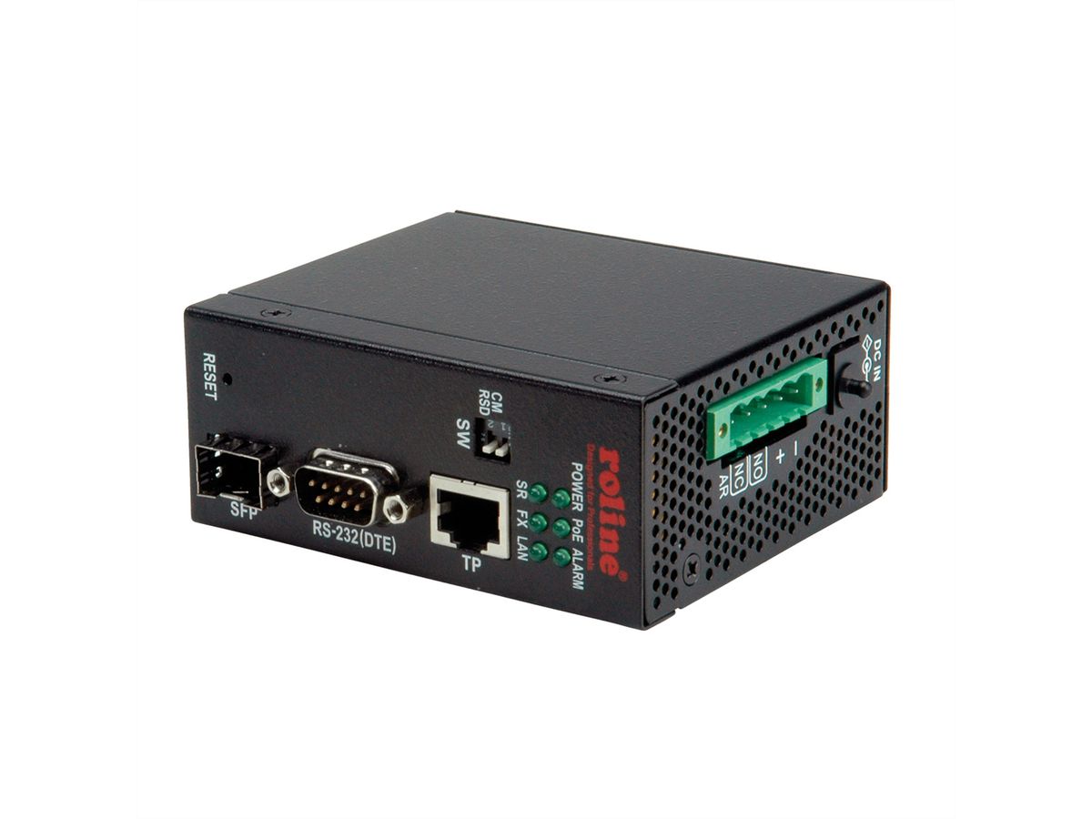 ROLINE Convertisseur industriel Ethernet - sériel RS-232