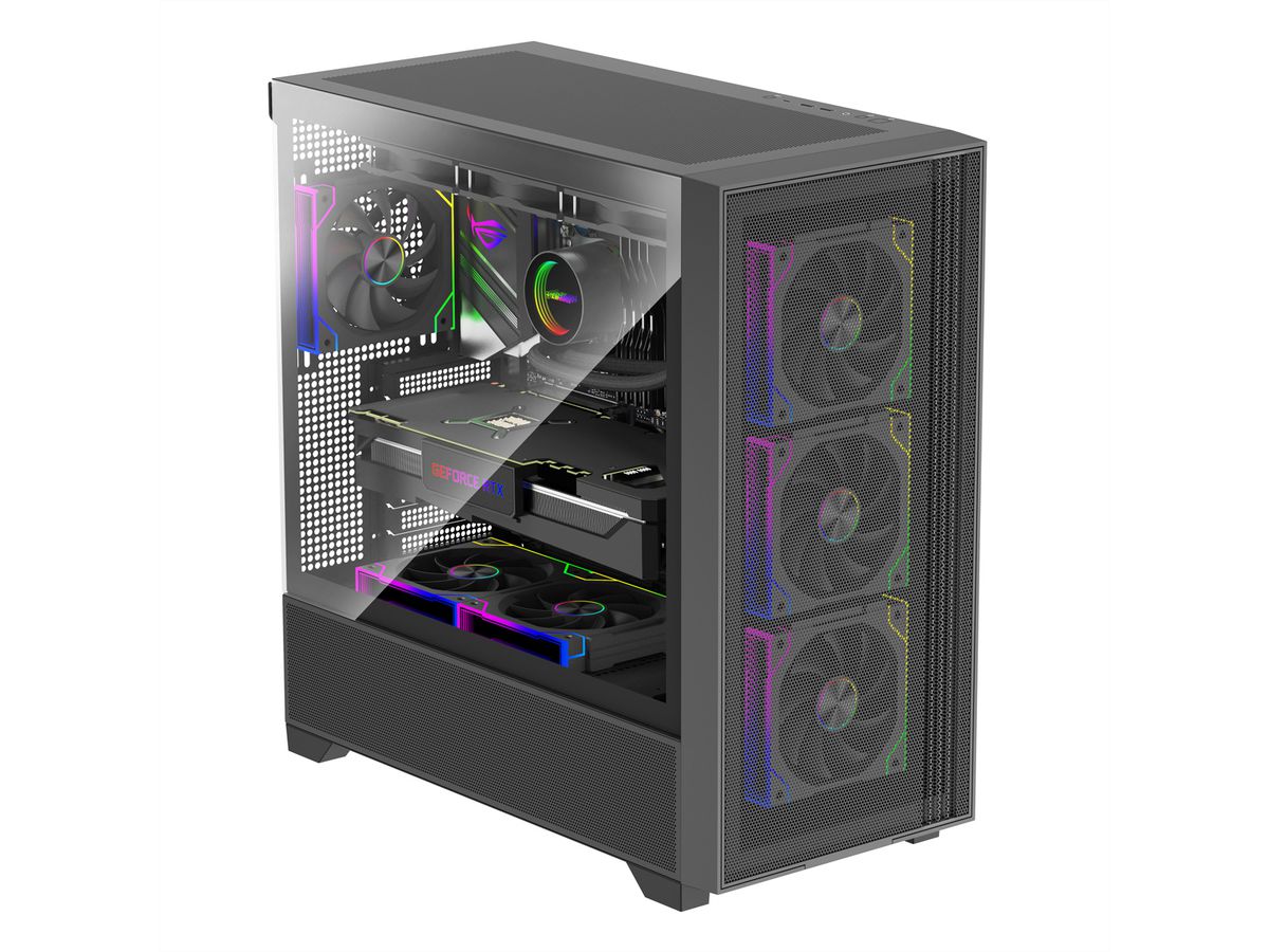 Xilence XPF120.ARGB 120mm PWM Ventilateur de boîtier, ARGB LED