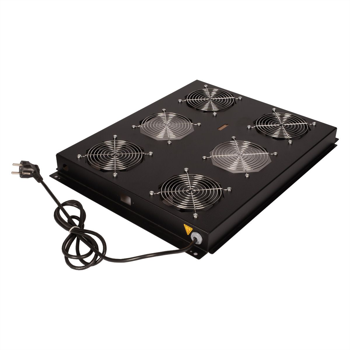 ROLINE 19" Unité de ventilation de toit, 4 ventilateurs, ON/OFF, pour baie serveur par serie, noir