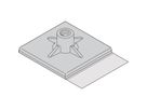 Goujons de montage pour cartes adhésives SCHROFF Interscale, hauteur 5 mm
