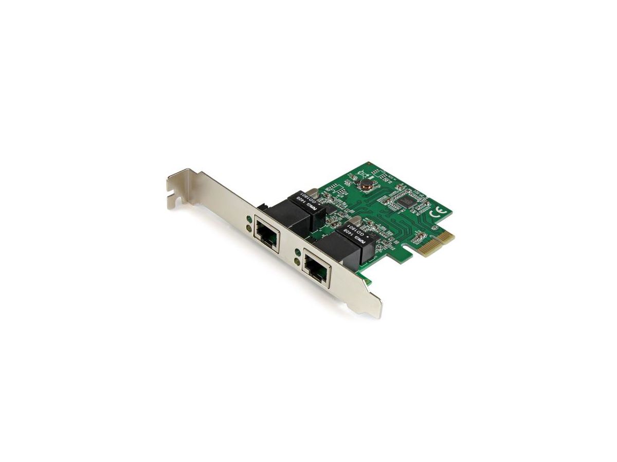 StarTech.com Carte réseau PCI Express à 2 ports Gigabit Ethernet - Adaptateur NIC PCIe GbE