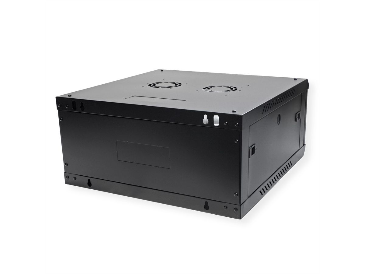 ROLINE 19" Boîtier mural Basic Plus 4U, 600x600 LxP noir