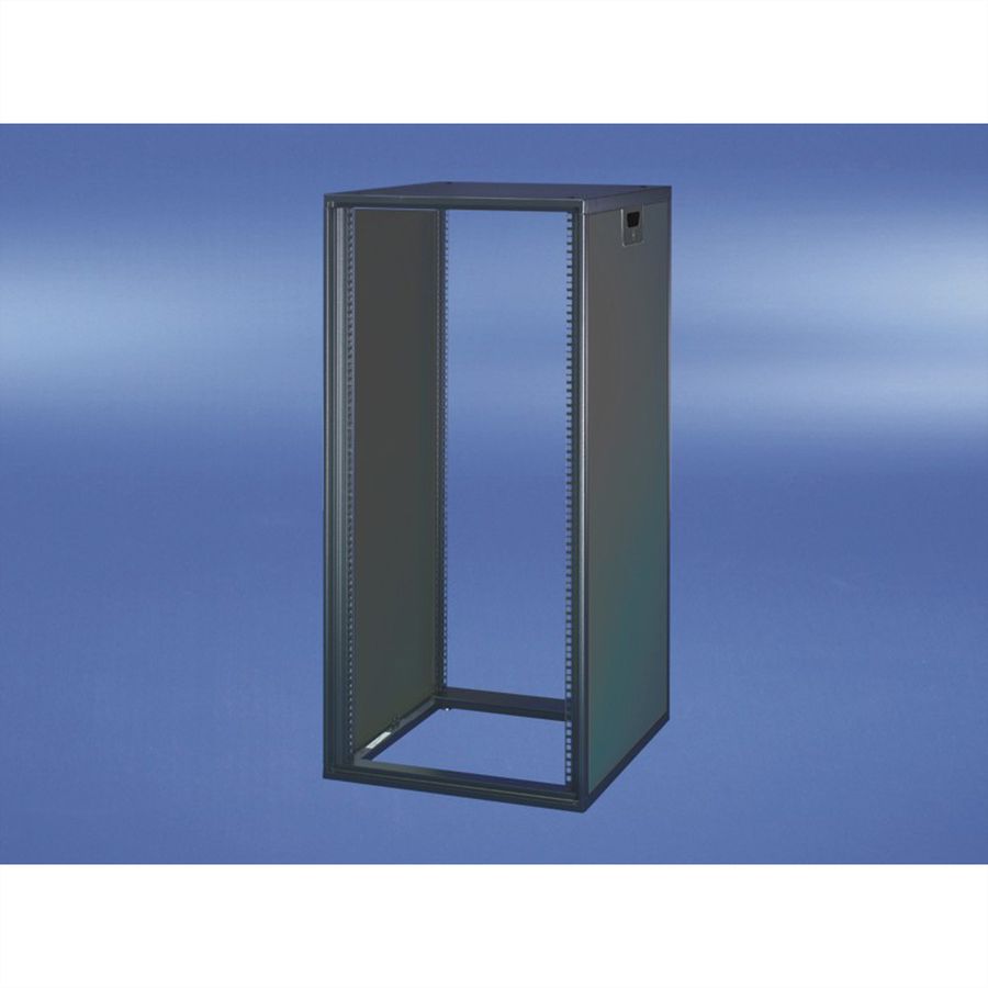 Armoire Novastar SCHROFF sans porte ni panneau arrière, Heavy-Line, RAL 7021, 1567H 553W 600D