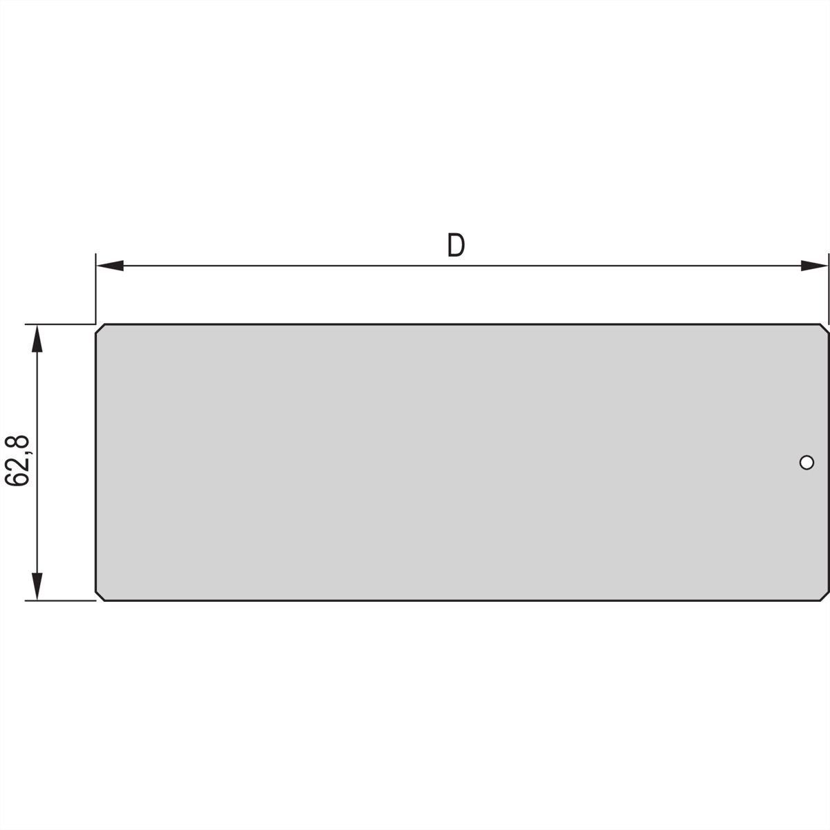 Cadre SCHROFF, type unité enfichable, plaque latérale pour profilé d'angle, 3 U, circuit imprimé 167 mm