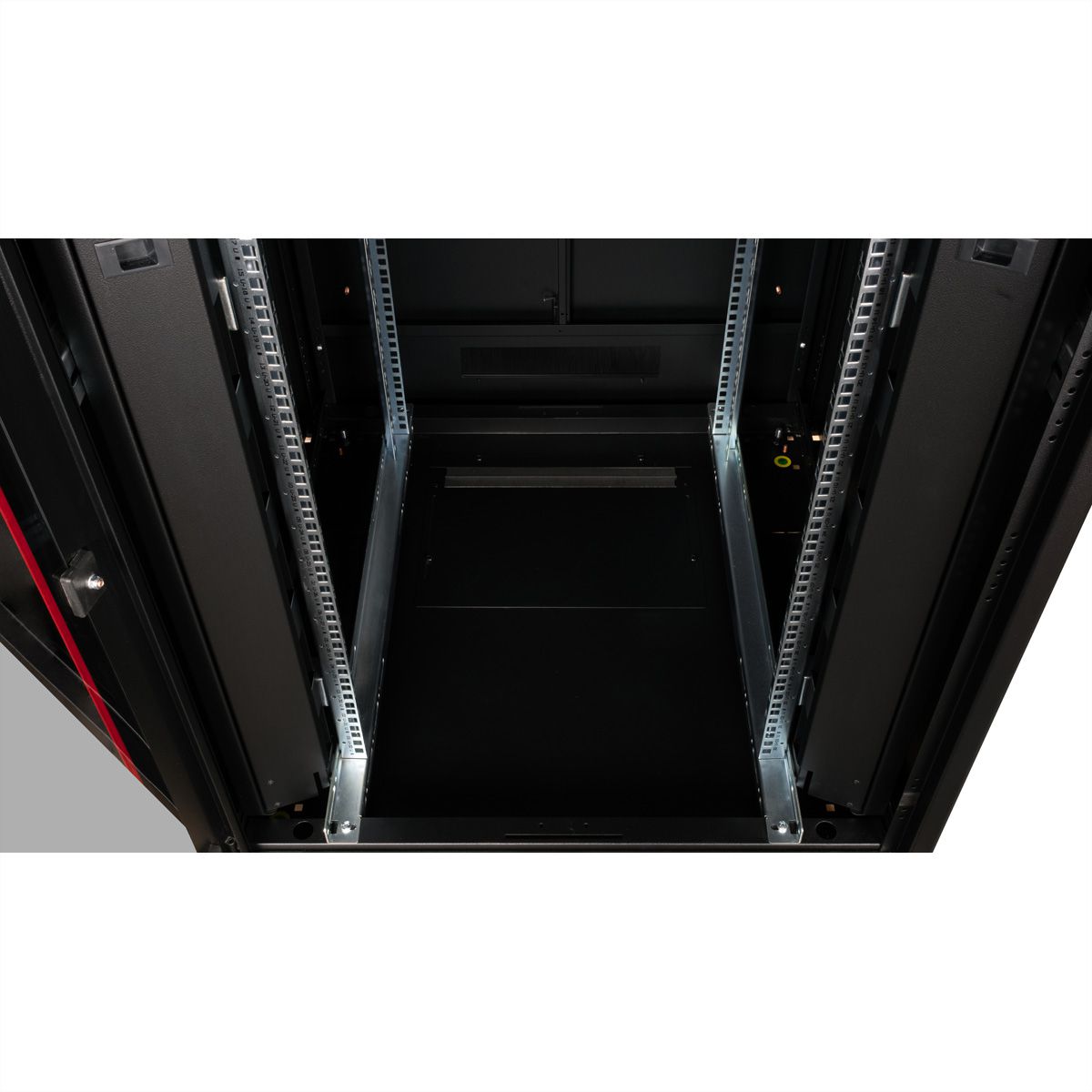 ROLINE 19" Baie réseau Pro 32U, 800x800 LxP Porte verre noir