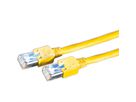 Cordon DÄTWYLER Cat.5e (Classe D) S/UTP, CU 5502 flex PVC, Hirose TM11, jaune, 2 m