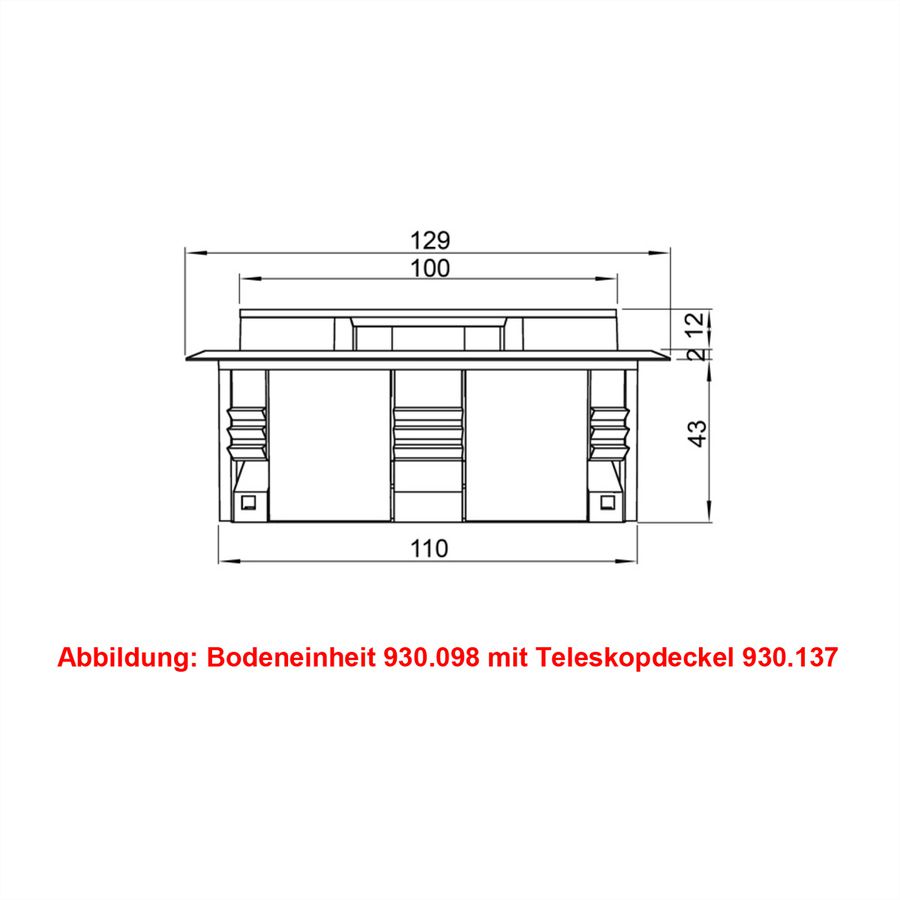 BACHMANN Bloc de sol Easy-Outlet noir