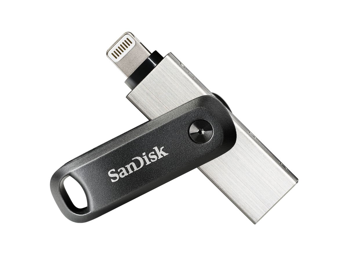 SanDisk SDIX60N-128G-GN6NE lecteur USB flash 128 Go 3.2 Gen 1 (3.1 Gen 1) Gris, Argent