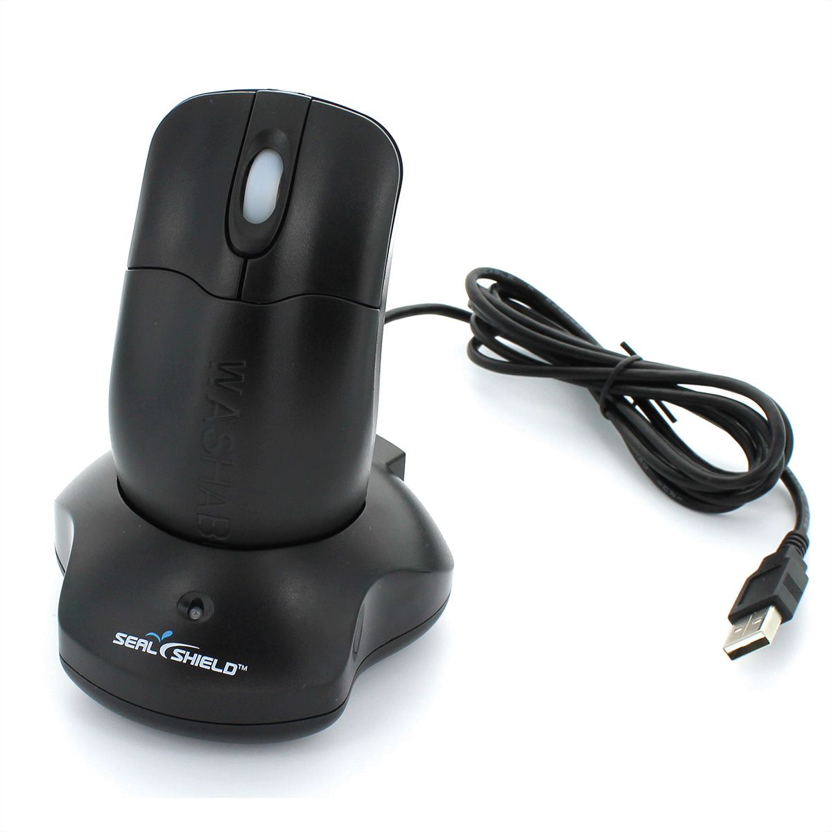 SEAL SHIELD Silver Storm Wireless STM042WE, Souris étanche Wireless noire 1000dpi