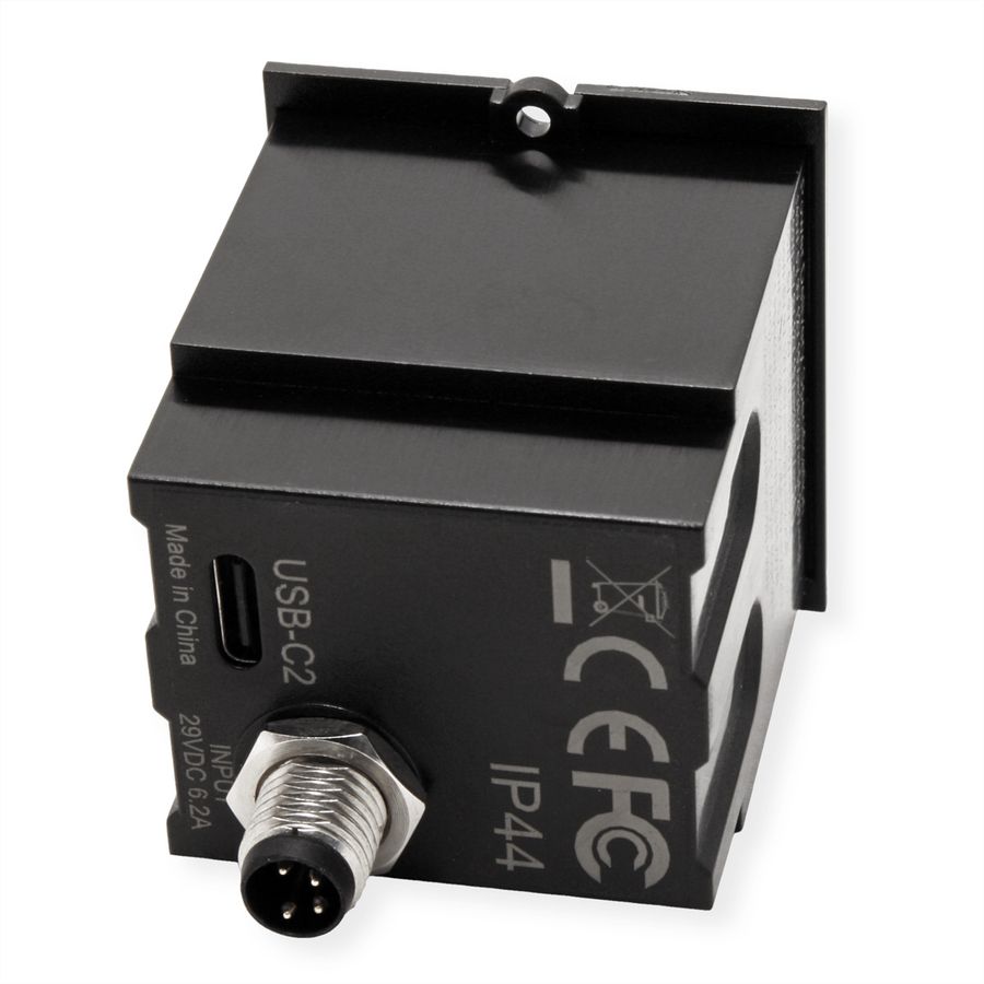 BACHMANN Module Custom USB Chargeur C/C/C, avec adaptateur secteur