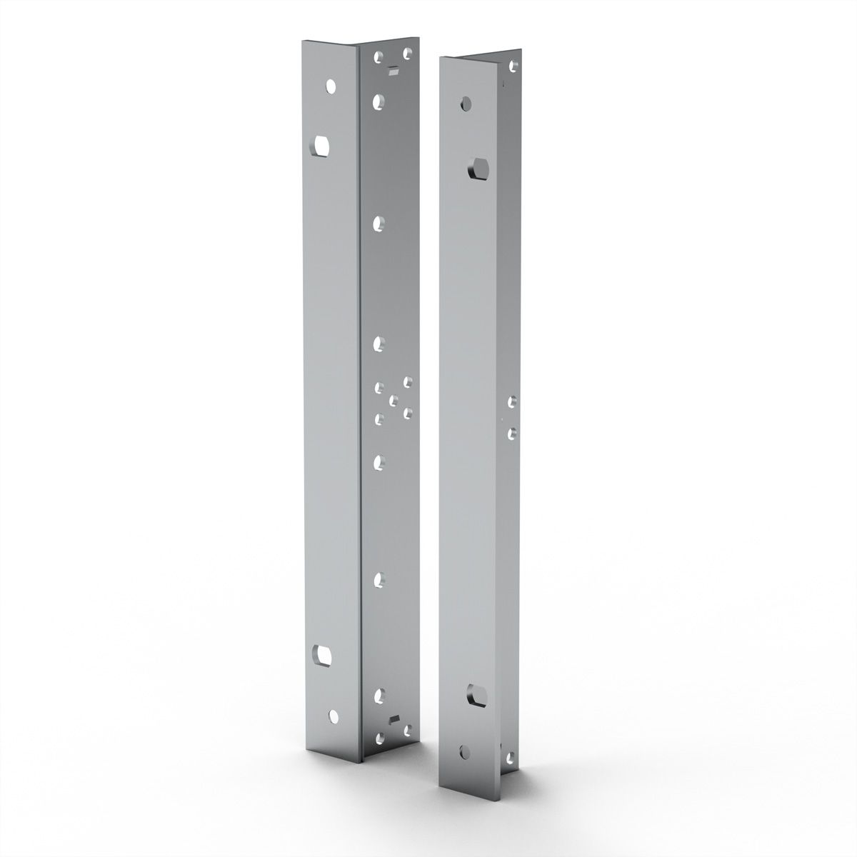 SCHROFF EuropacPRO 19" Support pour joint en acier inoxydable, type F, trous pour poignée, 6 U