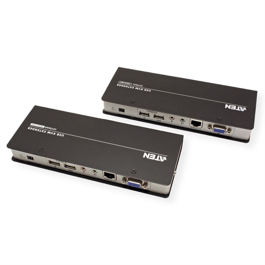 ATEN CE750A Système d'extension KVM Cat 5 VGA/Audio USB, RS232, 200m