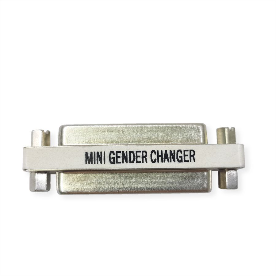 VALUE Mini changeur de genre 25 pôles femelle / femelle