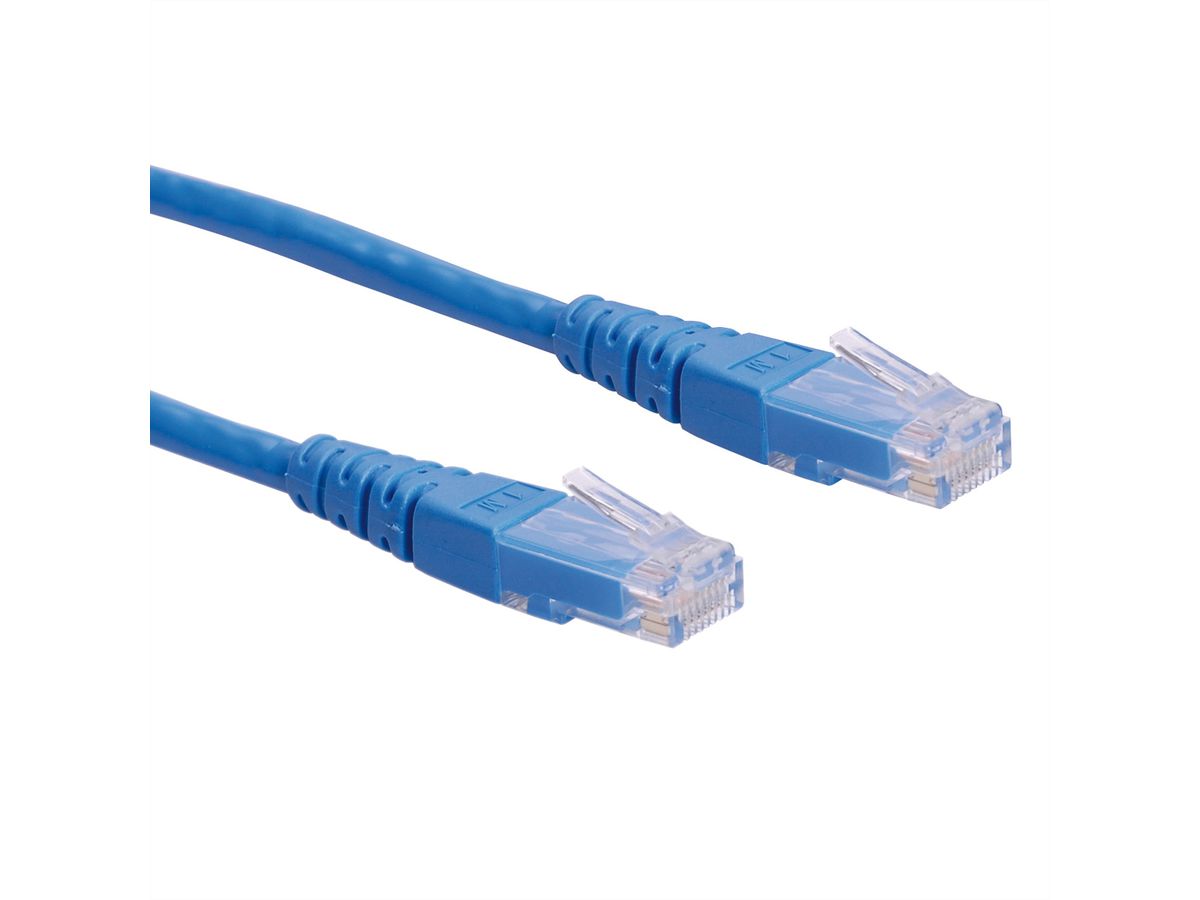 Cordon ROLINE Cat.6 (Classe E) UTP, bleu, 1,5 m