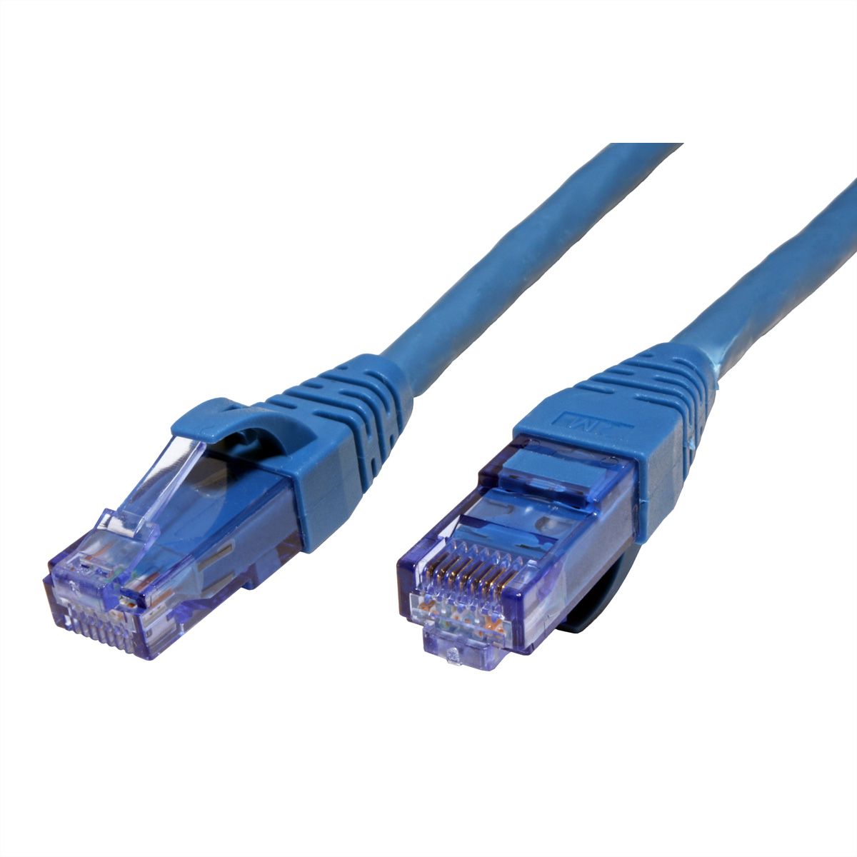 Cordon ROLINE UTP Cat.6A / 10 Gigabit, Component Level, LSOH, bleu, 15 m