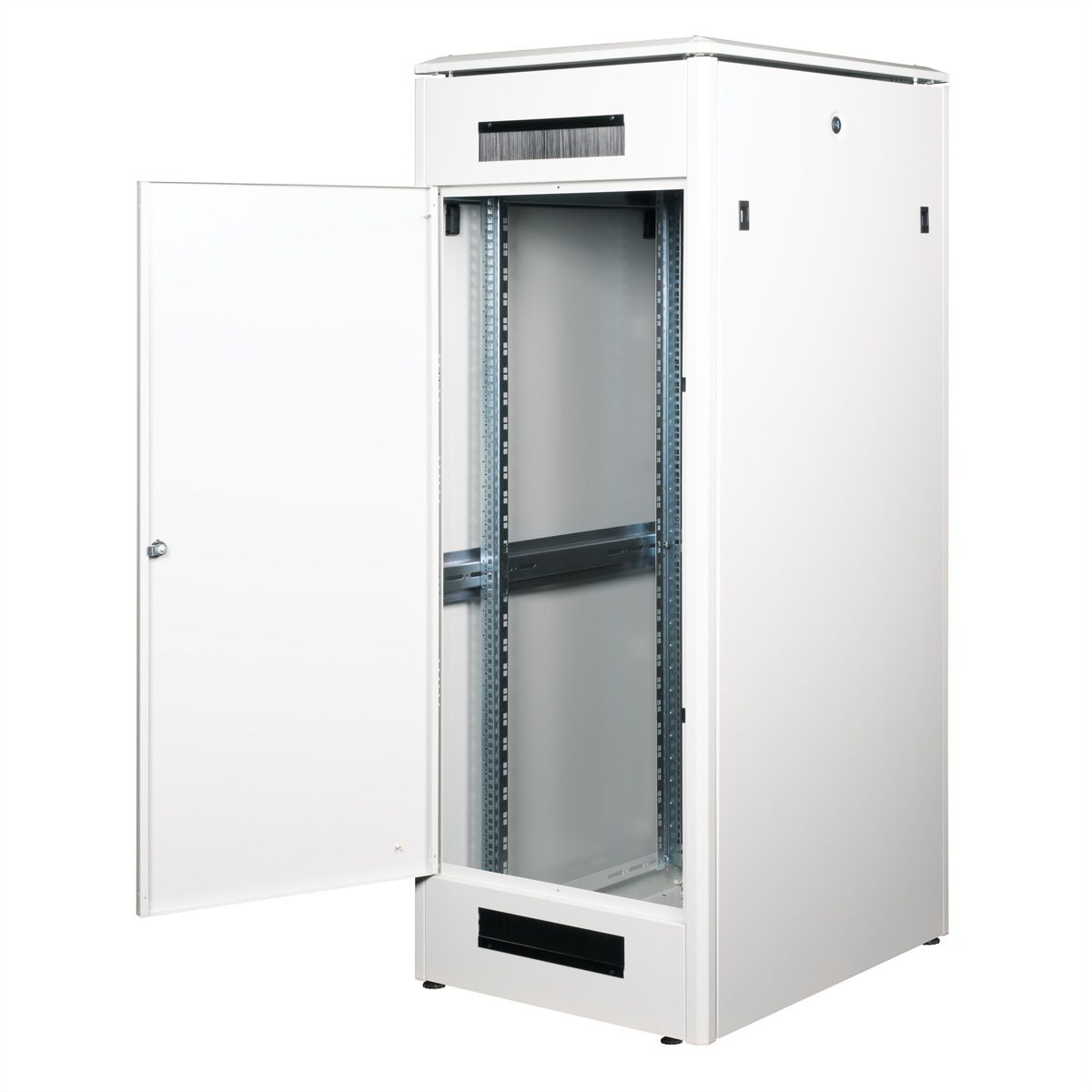 ROLINE 19" Baie réseau Pro 32U, 600x800 LxP Porte verre gris