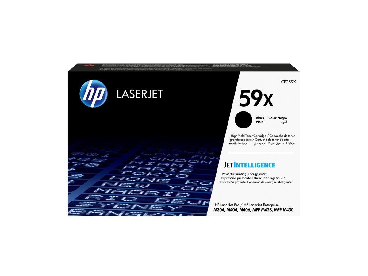 HP 59X Toner noir LaserJet authentique grande capacité