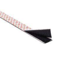 VELCRO® Bande 20mmx1m noir, crochets & velours autocollants