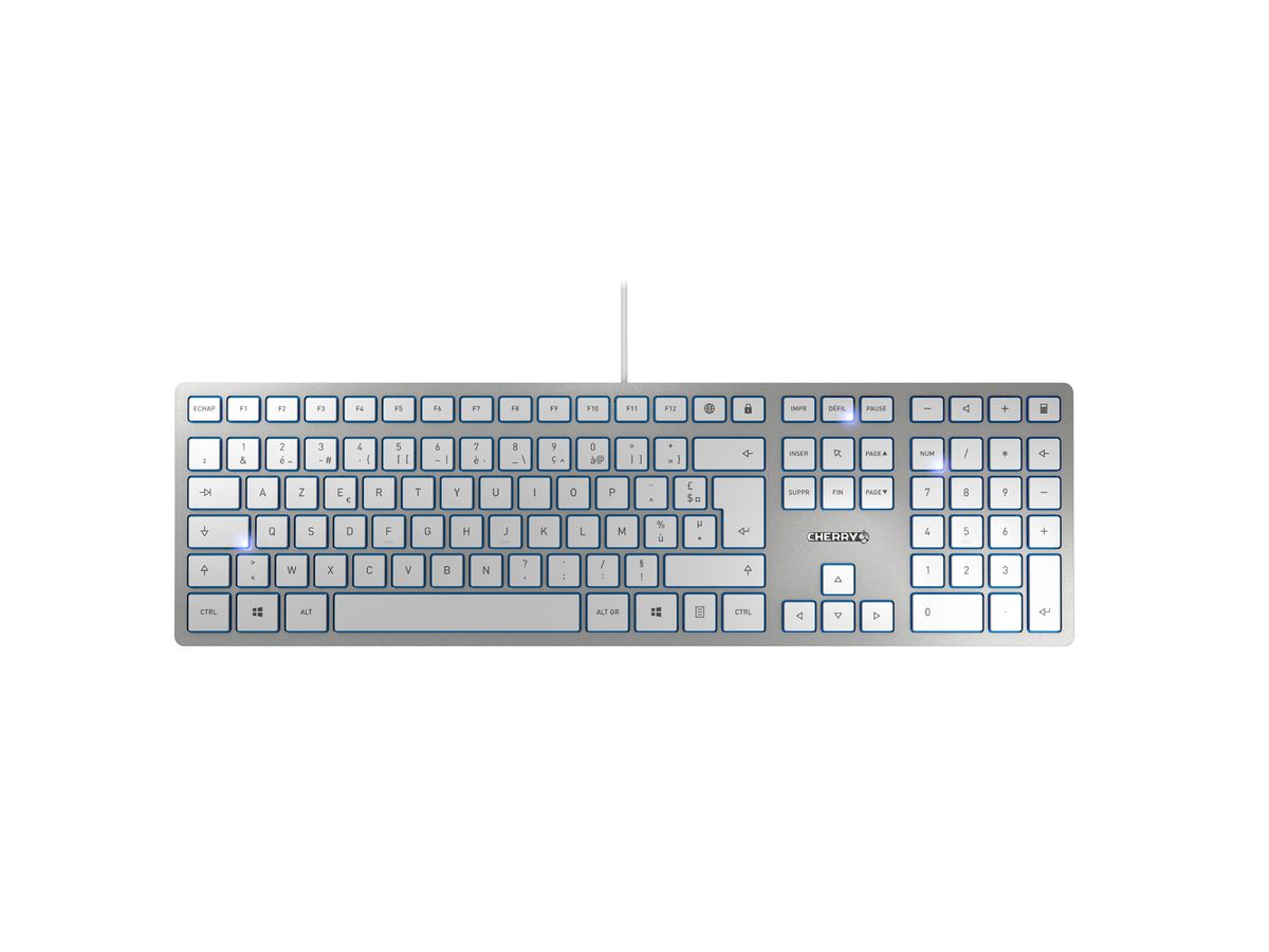 CHERRY KC 6000 Clavier Slim, gris