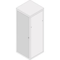 Porte acier Eurorack SCHROFF, Angle d'ouverture 120°, RAL 7021, 34 U 600W
