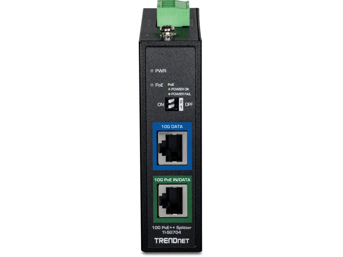 TRENDnet TI-SG704 Répartiteur PoE++ Industriel 10G