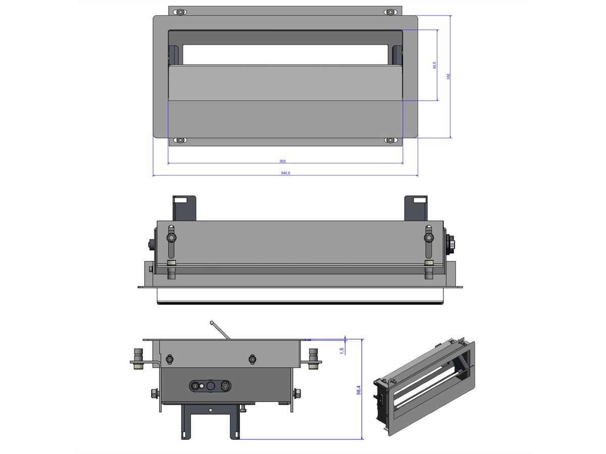 BACHMANN TOP FRAME version sur la table avec cadre