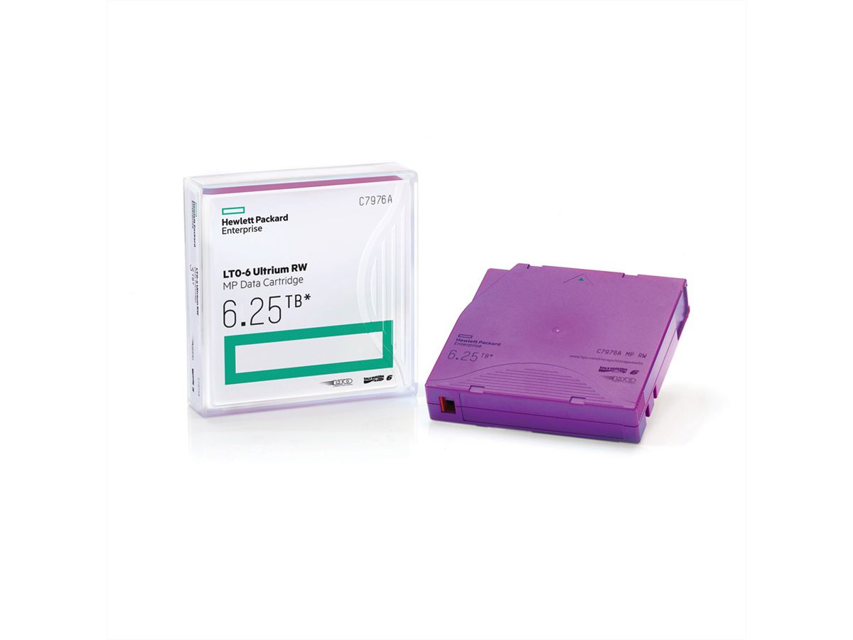 HPE LTO Ultrium 6 C7976A, 2500/6250GB