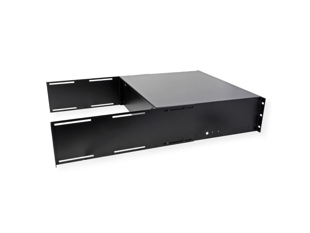 ROLINE 19" Tiroir pour clavier 3U, 400P verrouillable noir