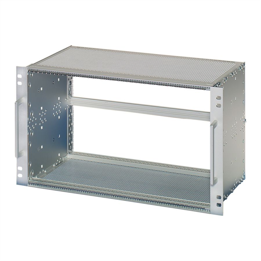SCHROFF EuropacPRO 19" Subrack Kit pour chemin de fer, blindé, EN 50155, CompactPCI, 6 U, 84 HP, 235 mm