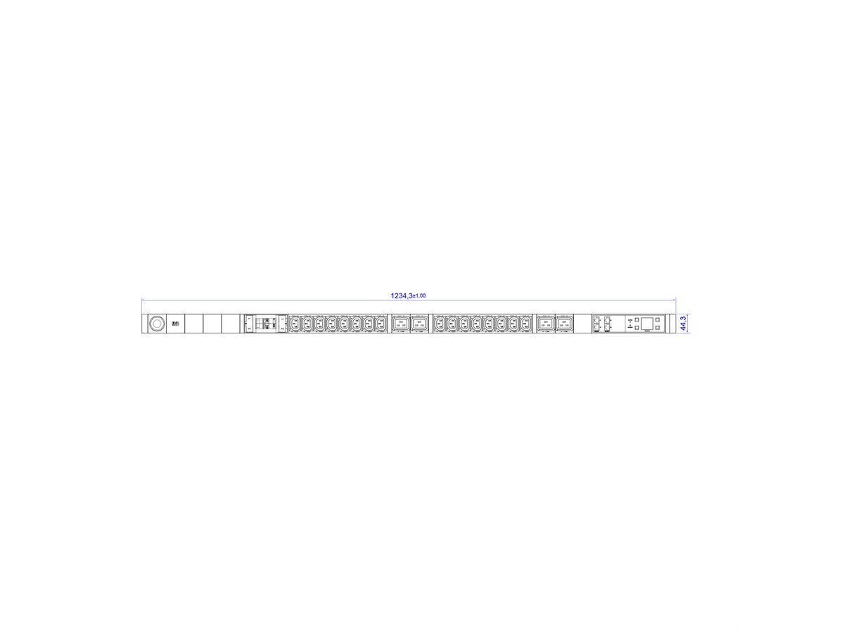 BACHMANN BN7500 Esclave 16xC13 4xC19 2xLS