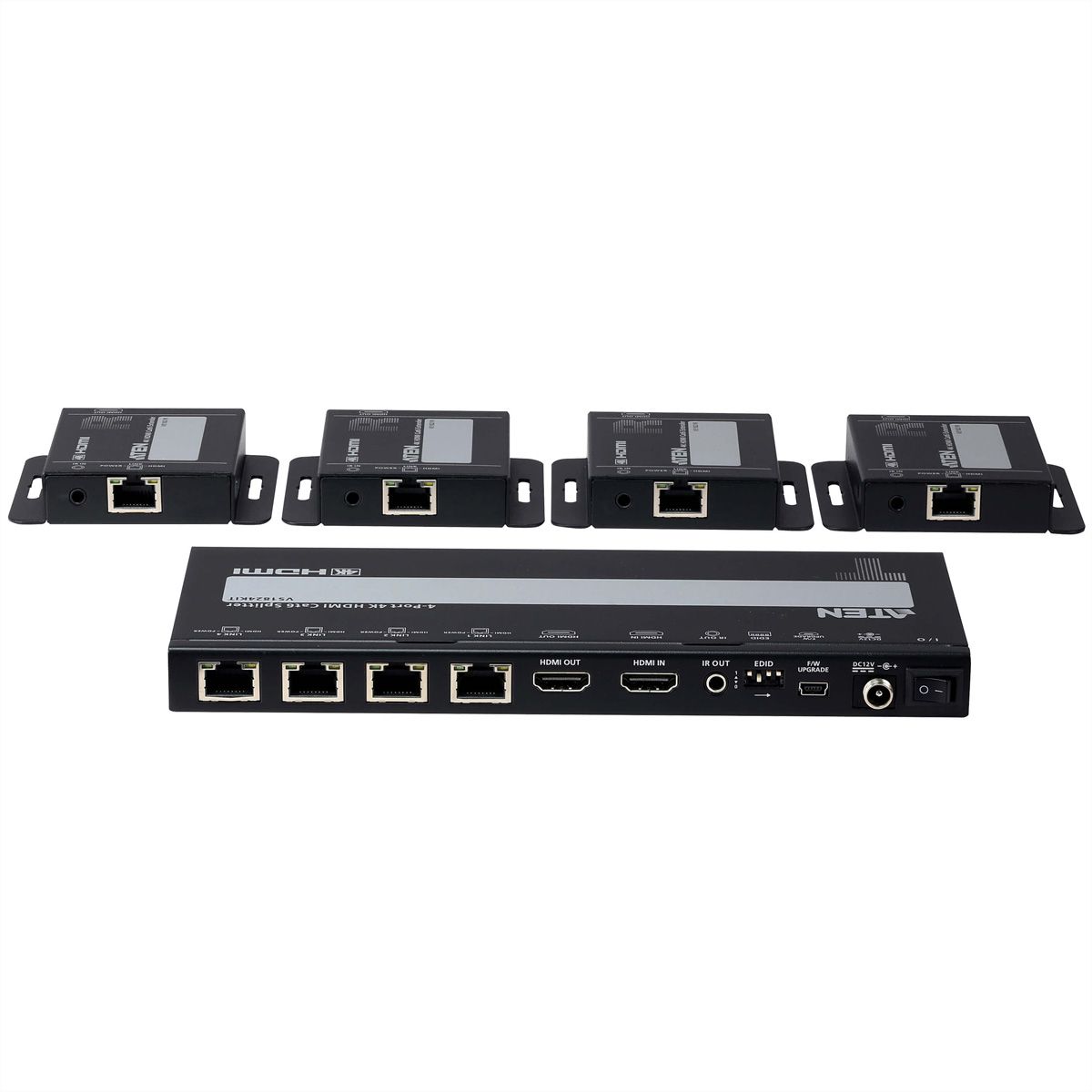 ATEN VS1824KIT Répartiteur 4K HDMI Cat 6 avec récepteurs