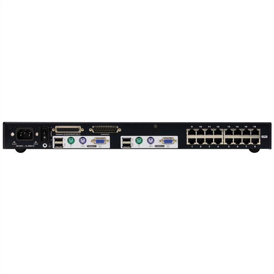 ATEN KH2516A Switch KVM, VGA, PS/2-USB over Cat 5, 2 User, 16 ports
