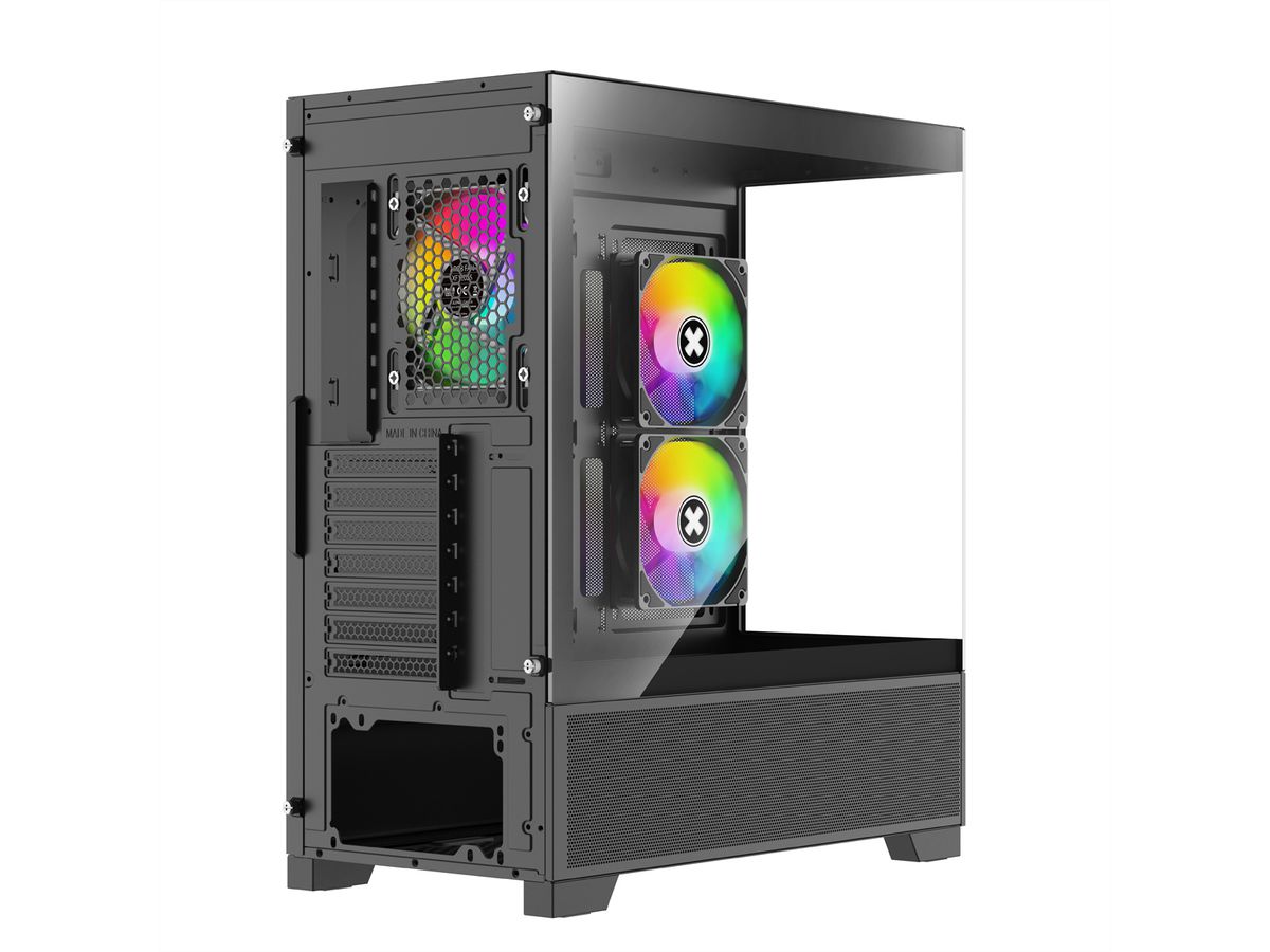 XILENCE Xilent Beam Boîtier PC ATX noir, Boîtier PC Gaming ATX X218.ARGB noir
