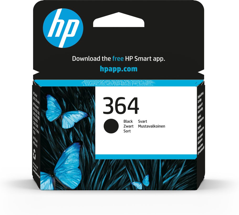HP 364 Black Ink Cartridge cartouche d'encre Original Noir 1 pièce(s)
