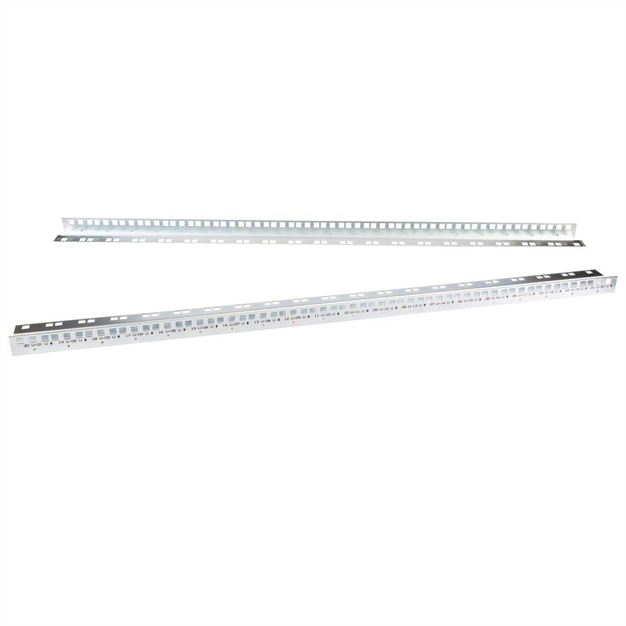 ROLINE 19" Kit de rails profilés ROLINE 12 U, pour boîtier mural outdoor Pro