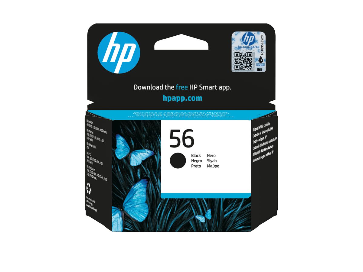 HP 56 cartouche d'encre noir authentique