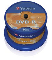 Verbatim DVD-R Matt Silver 4,7 Go 50 pièce(s)