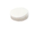 VELCRO® Boutons ronds 16mm x 16 blancs, crochets & velours autocollants
