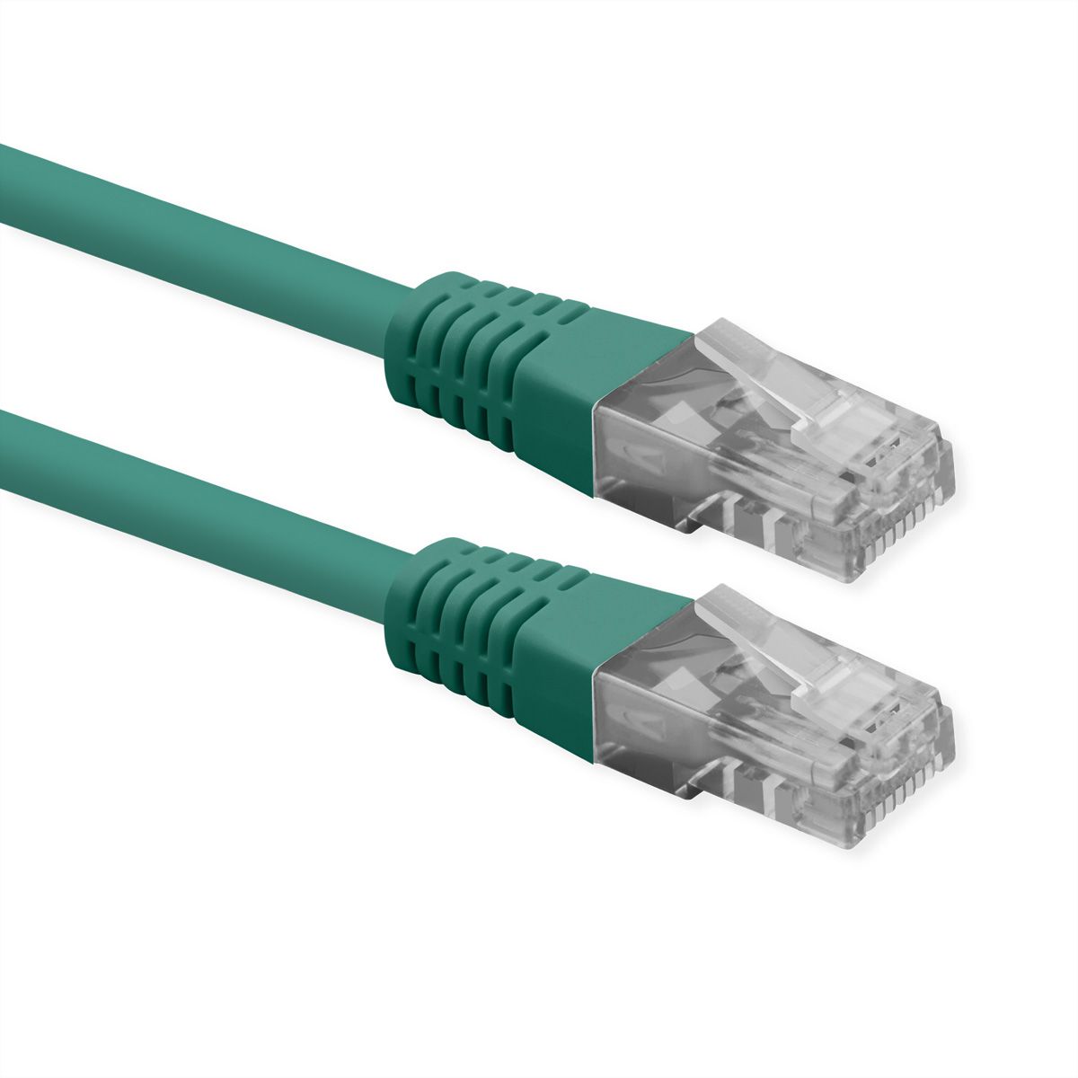 ROLINE Cordon Cat.6 (Classe E), UTP, PoE, vert, 5 m