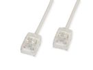 ROLINE Cordon Data Center UTP Cat.6A (Classe EA), LSOH, slim, pour chemins très courts, gris, 2 m