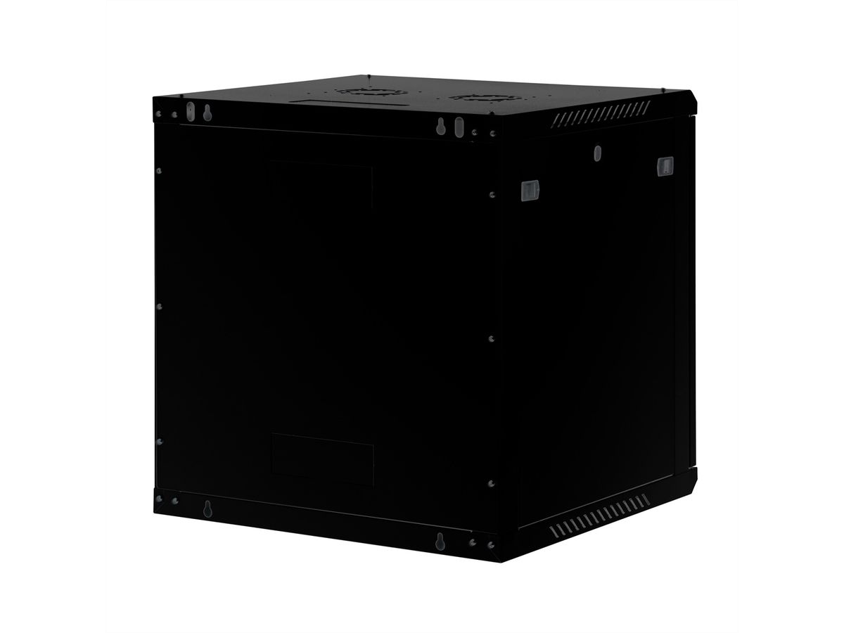 ROLINE 19" Boîtier mural Basic Plus 12U, 600x600 LxP noir