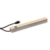 Bâti de prises SCHROFF, USA, 11 prises, 19", avec interrupteur