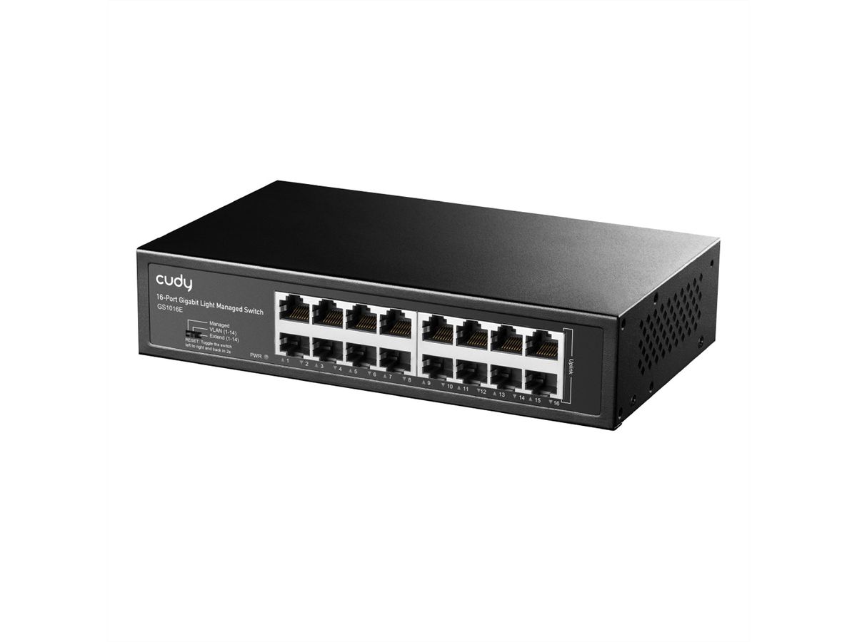 CUDY GS1016E Switch Gigabit Easy-Managed 16 ports