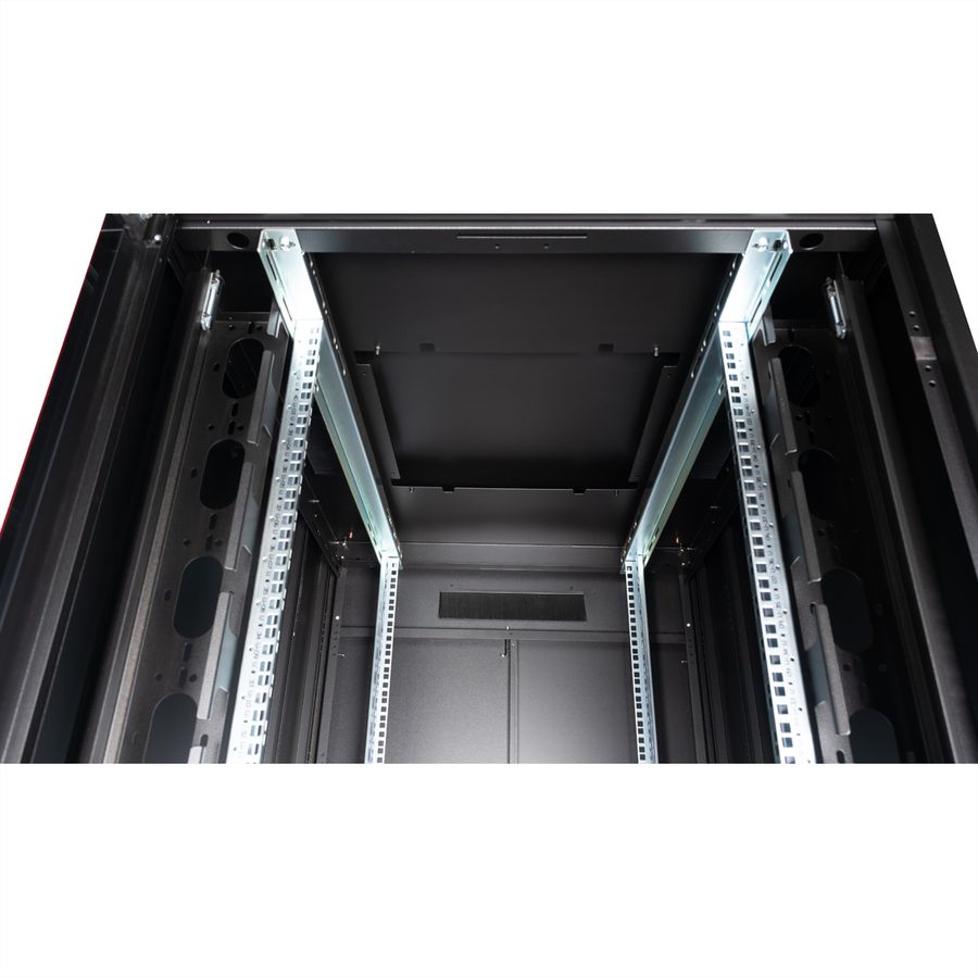 ROLINE 19" Baie réseau Pro 42U, 800x1200 LxP Porte verre noir