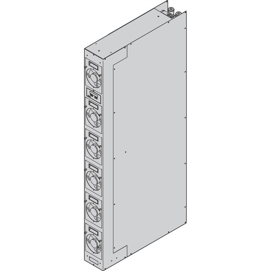 SCHROFF Varistar SHX 30 In-Row Cooler, échangeur thermique air/liquide, 2 PSUs, Top/Bottom Feed