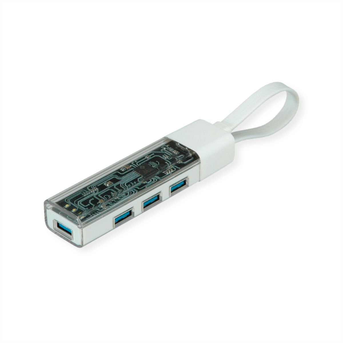 ROLINE Hub USB 3.2 Gen 1, 4 ports, type A+C