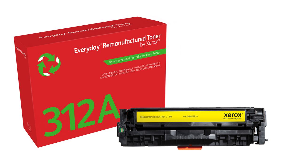 Everyday Toner Jaune ™ de Xerox compatible avec HP 312A (CF382A), Capacité standard