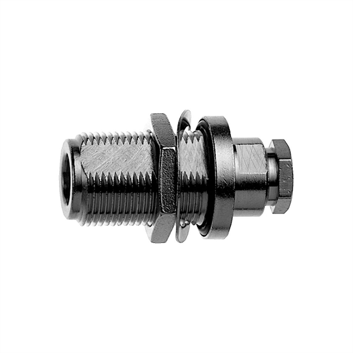 TELEGÄRTNER Douille de montage de câble N pour RG-58C/U, Raccord MIL