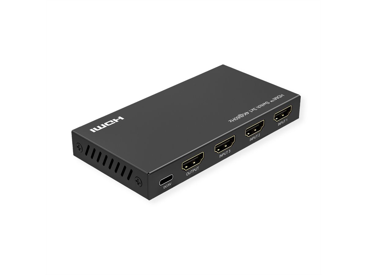 ROLINE Switch HDMI 4K 3 ports